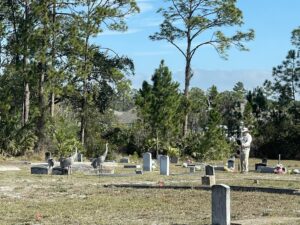GPS cemetery mapping